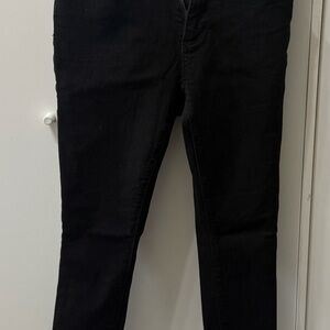 Ann Taylor LOFT Black Curvy Skinny Ankle  Pants Jeans